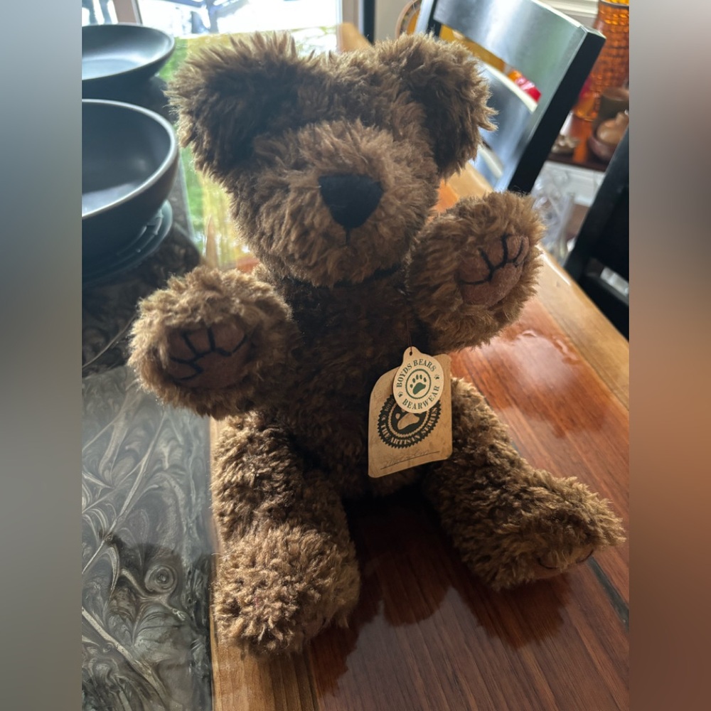 Boyd’s bears artisan series brown bear jointed approx 12in
